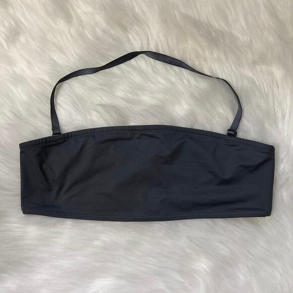Skims Gray Recycled Swim Bandeau Top XL - Picture 2 of 8